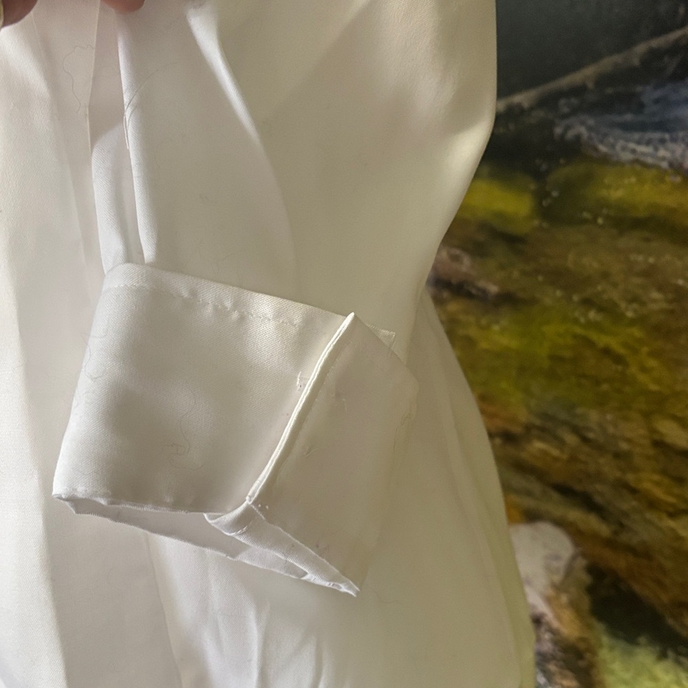 Anne Klein Classic White Button-Down Shirt - Picture 4 of 6